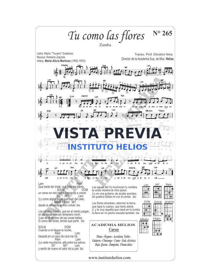 Vista previa de Tu como las flores